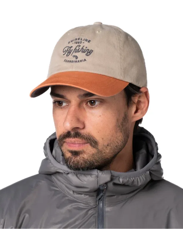 Guideline Fly Fishing Cap - Khaki/Pumpkin – bilde 2